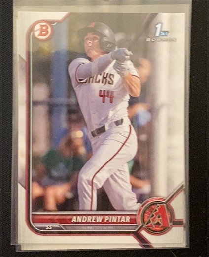 2022 Bowman Draft 1st Edition #BD-138 Andrew Pintar — front