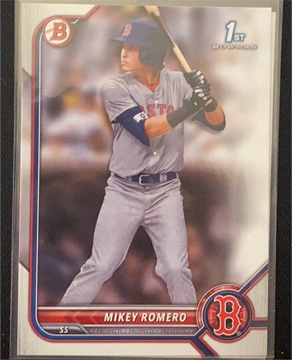 2022 Bowman Draft #BD-42 Mikey Romero — front