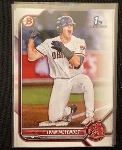 2022 Bowman Draft #BD-29 Ivan Melendez — front