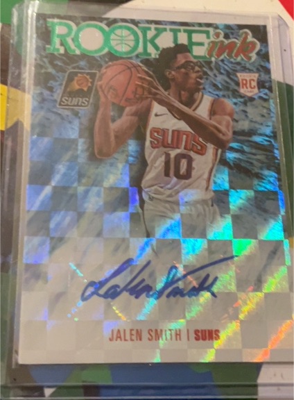 2020-21 Panini NBA Hoops Rookie Ink #RI-JSM Jalen Smith — front
