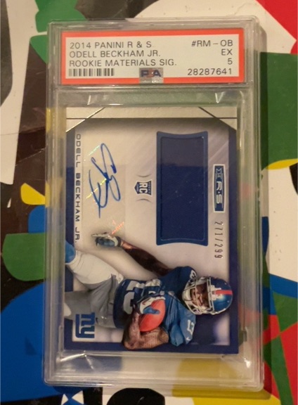 2014 Panini Rookies & Stars #RM-OB Odell Beckham Jr. — front