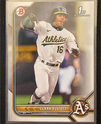 2022 Bowman Draft #BD-85 Clark Elliott — front