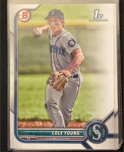 2022 Bowman Draft #BD-112 Cole Young — front