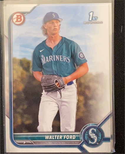 2022 Bowman Draft #BD-187 Walter Ford — front