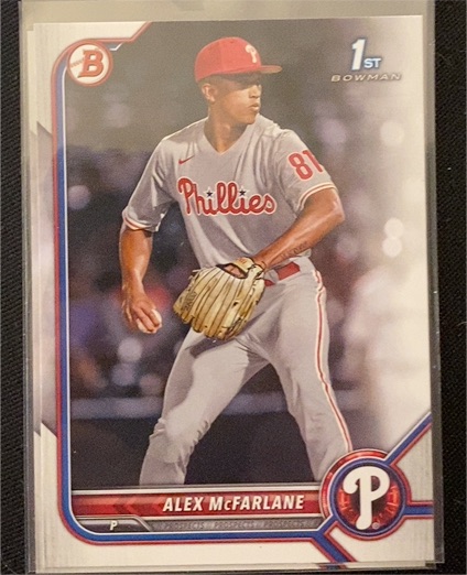 2022 Bowman Draft #BD-117 Alex McFarlane — front