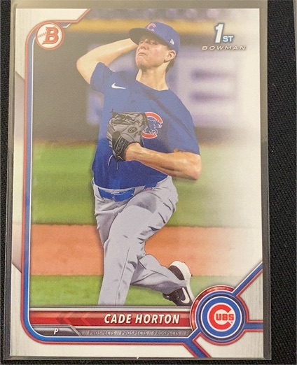 2022 Bowman Draft #BD-193 Cade Horton — front