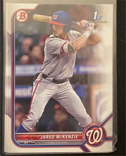 2022 Bowman Draft #BD-5 Jared McKenzie — front