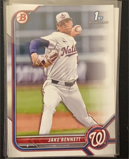 2022 Bowman Draft #BD-141 Jake Bennett — front