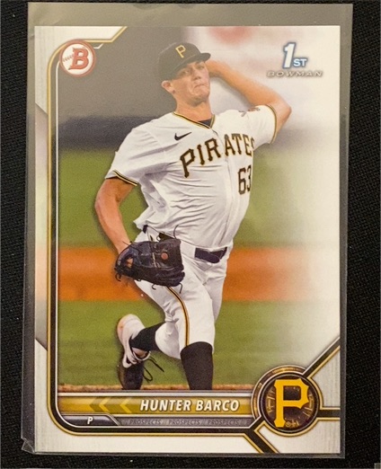 2022 Bowman Draft #BD-103 Hunter Barco — front