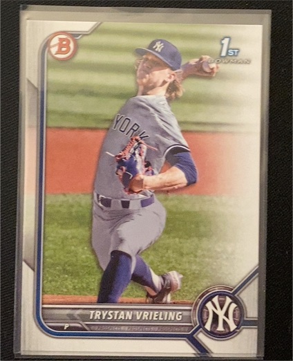 2022 Bowman Draft #BD-43 Trystan Vrieling — front
