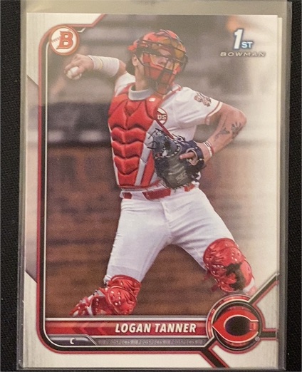 2022 Bowman Draft #BD-55 Logan Tanner — front