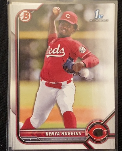 2022 Bowman Draft #BD-140 Kenya Huggins — front