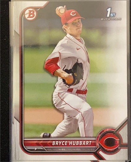 2022 Bowman Draft #BD-17 Bryce Hubbart — front