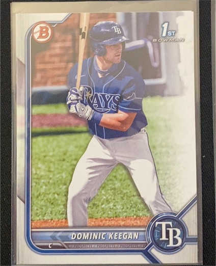 2022 Bowman Draft #BD-9 Dominic Keegan — front