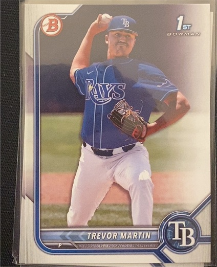 2022 Bowman Draft #BD-184 Trevor Martin — front