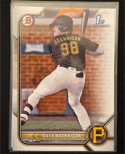 2022 Bowman Draft #BD-154 Jack Brannigan — front