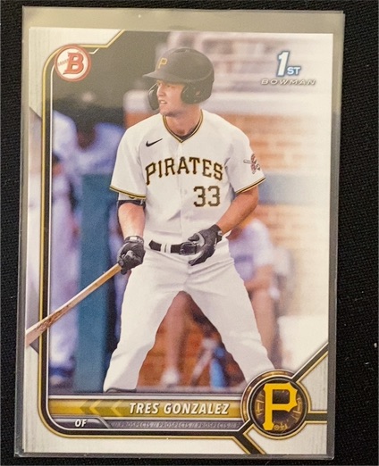 2022 Bowman Draft #BD-157 Tres Gonzalez — front