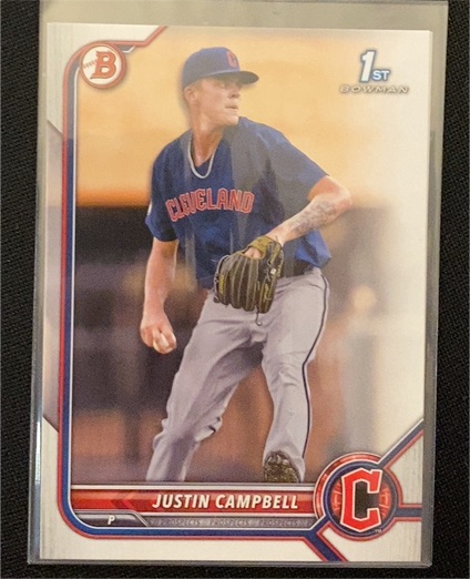2022 Bowman Draft #BD-113 Justin Campbell — front