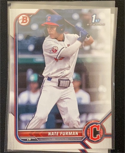 2022 Bowman Draft #BD-182 Nate Furman — front