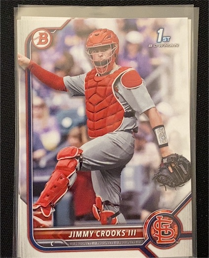 2022 Bowman Draft #BD-178 Jimmy Crooks III — front