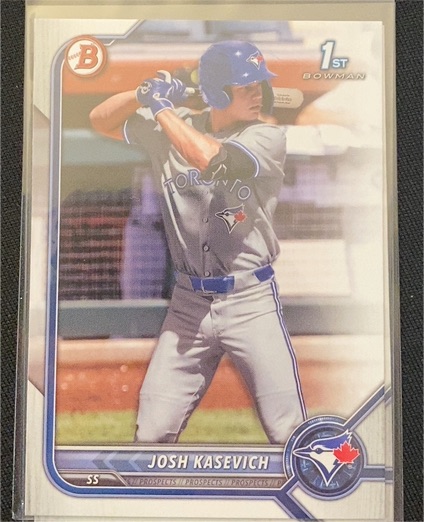 2022 Bowman Draft #BD-45 Josh Kasevich — front