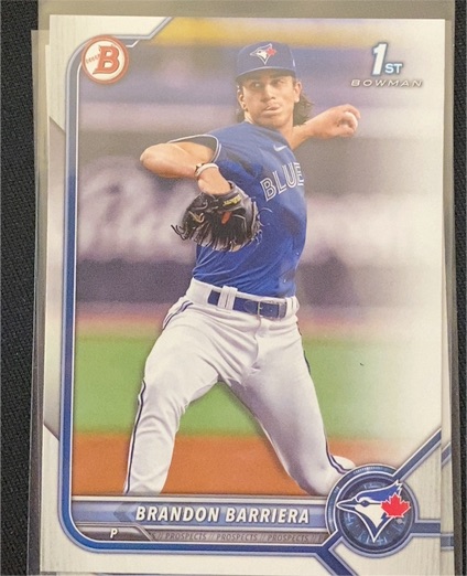 2022 Bowman Draft #BD-21 Brandon Barriera — front