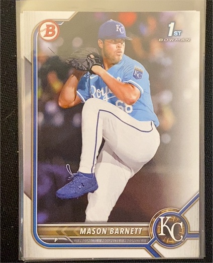 2022 Bowman Draft #BD-172 Mason Barnett — front