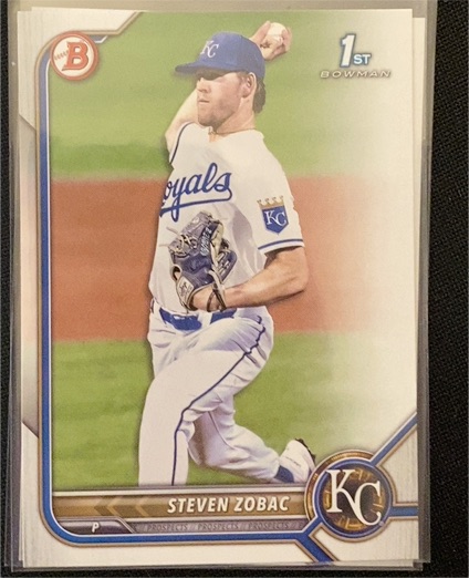 2022 Bowman Draft #BD-101 Steven Zobac — front