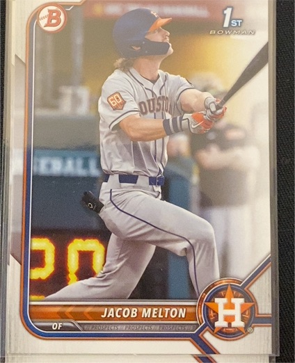 2022 Bowman Draft #BD-135 Jacob Melton — front
