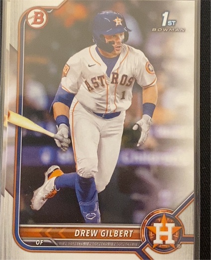 2022 Bowman Draft #BD-152 Drew Gilbert — front