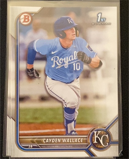2022 Bowman Draft 1st Edition #BD-12 Cayden Wallace — front
