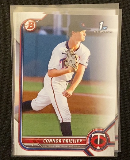 2022 Bowman Draft #BD-8 Connor Prielipp — front