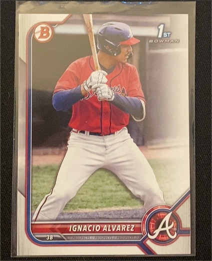 2022 Bowman Draft #BD-125 Ignacio Alvarez — front