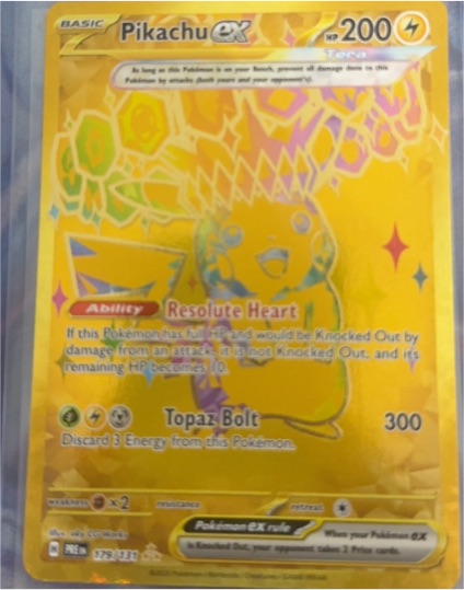 2024 Pokémon #179 Pikachu ex — front