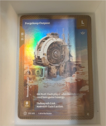 2025 Wonders of the First #51 Forgekeep Outpost — front