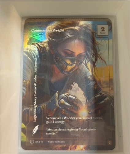 Call of the Stones #858 Commander Wright — front