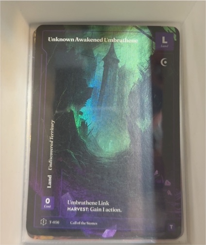 2025 Wonders of the First #T-036 Unknown Awakened Umbrathene — front