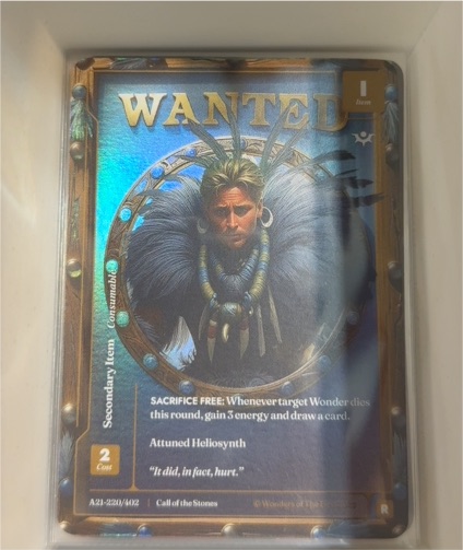 Wonders of the First #A21-220/402 Wanted — front