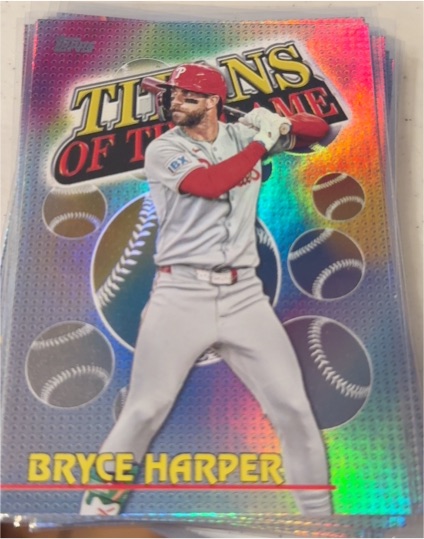 2026 Topps Series 1 Titans of the MLB #TOG-18 Bryce Harper — front