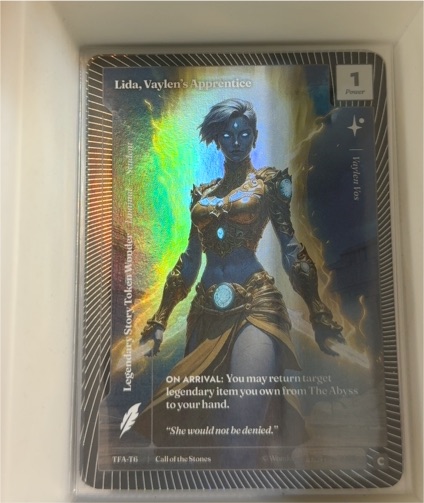 2026 Call of the Stones TFA-T6 Lida, Vaylen's Apprentice — front