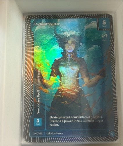 2025 Call of the Stones #567 Radiant Shatter — front