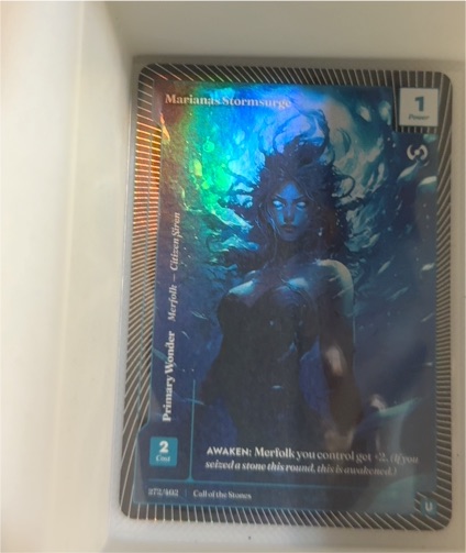 2024 Lorcana #001 Mariana Stormsurge — front