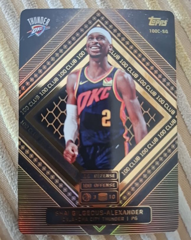 2025-26 Topps Match Attax #100C-SG Shai Gilgeous-Alexander — front