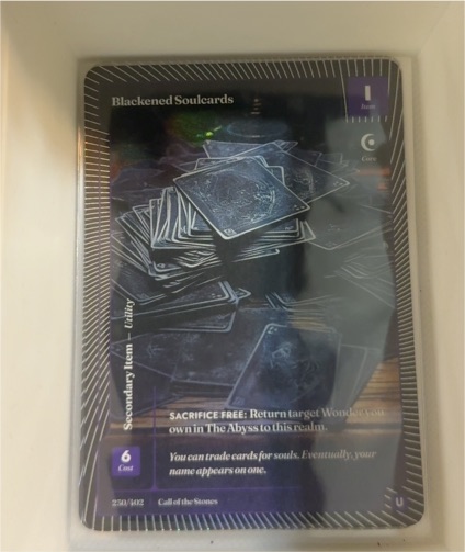 Wonders of the First 2023 #2530/402 Blackened Soulcards — front