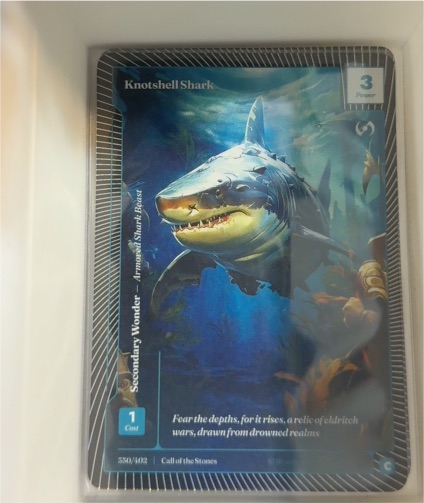 2025 Wonders of the First #550 Knotshell Shark — front