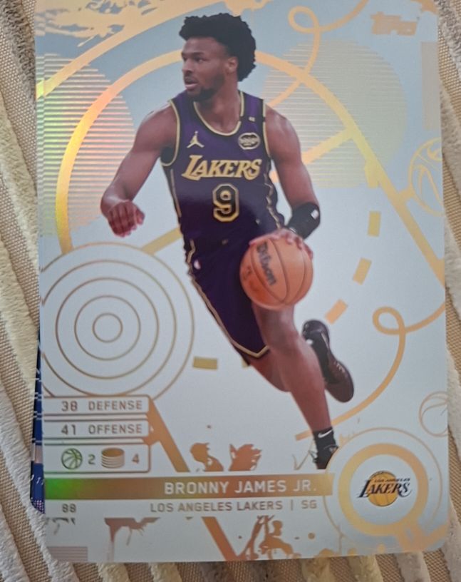 2025-26 Topps Match Attax #88 Bronny James Jr. — front