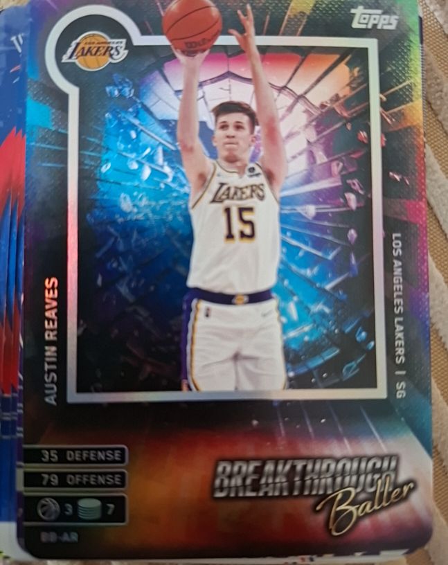 2025-26 Topps Match Attax #BB-AR Austin Reaves Breakthrough Baller — front