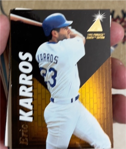 1995 Pinnacle Zenith Edition #31 Eric Karros — front