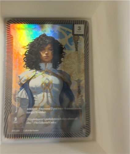 2025 Kryptik TCG Gen Con Promo #3 Juturna, Mystic Queen Cosmic Foil — front