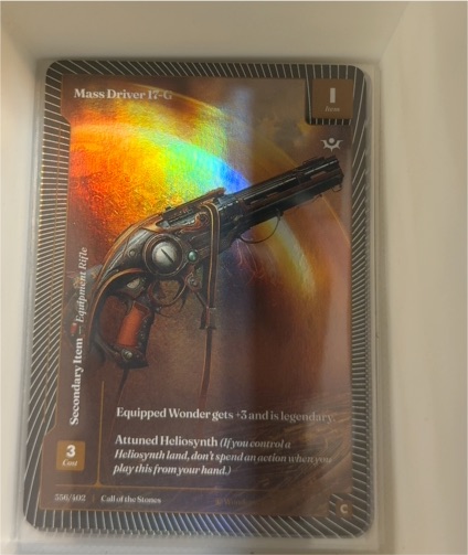 2026 Call of the Stones #356 Mass Driver 17-G — front